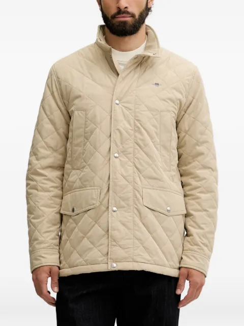 Gant quilted high-neck jacket Neutrals 7006497