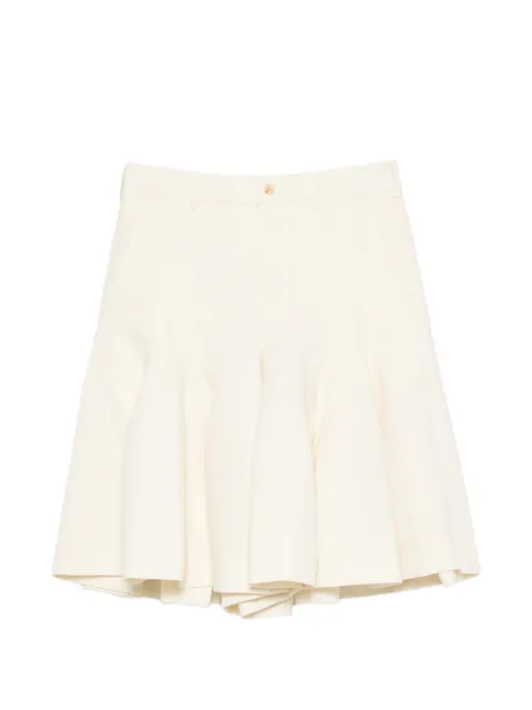 Comme des Garçons Homme Plus pleated flared midi skirt Neutrals PQP019