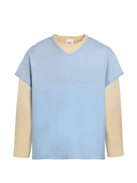FOUND distressed sunfade-wash T-shirt Blue FOPF26TT160126583