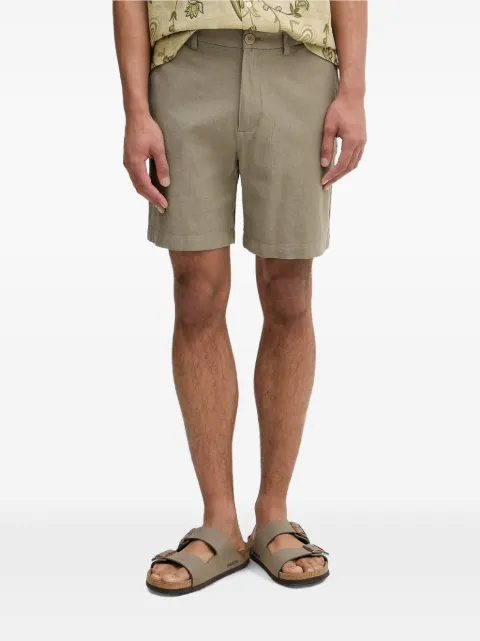 Armani Exchange logo-plaque shorts Neutrals XM002294AF2