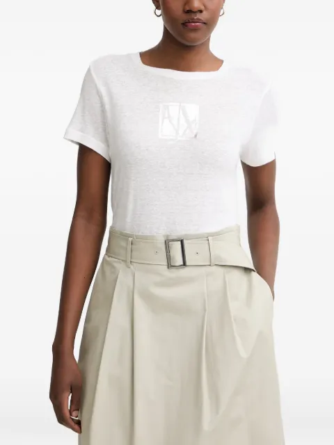 Armani Exchange logo-print short-sleeve T-shirt White XW002288AF12899