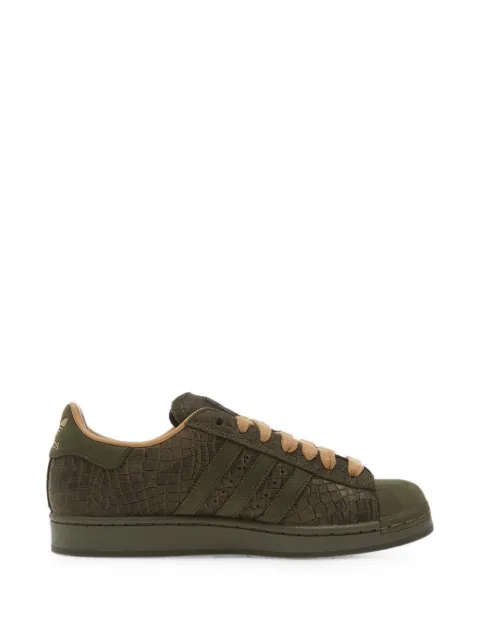 adidas Superstar II croc-effect sneakers Green KK4752