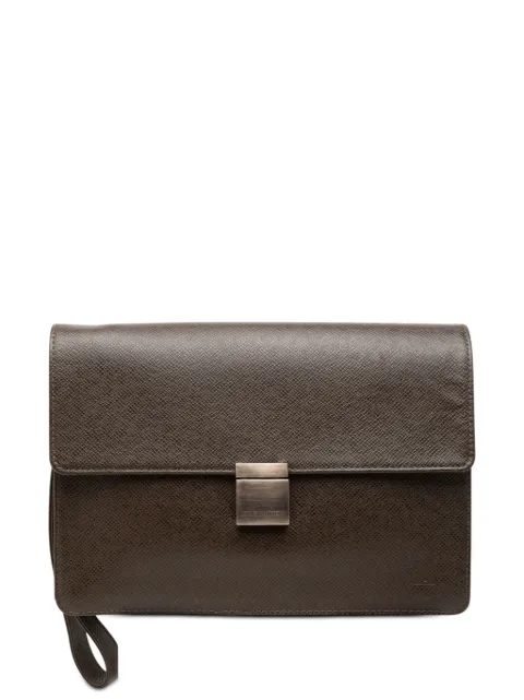 Louis Vuitton Pre-Owned 2004 Taiga Selenga clutch bag Brown QLEJS3RQDUJZED2P