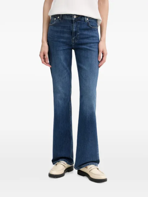 Gant logo-patch flared jeans Blue 4100307