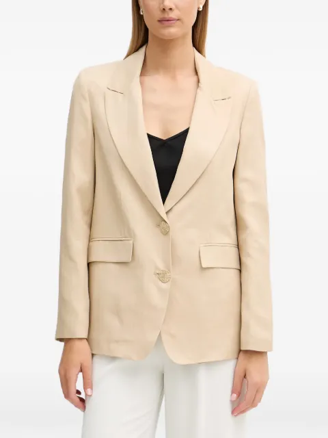 Gaudi peak-lapels single-breasted blazer Neutrals 611FD35011