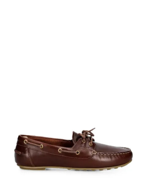 Gant lace-up leather boat shoes Brown 32571258