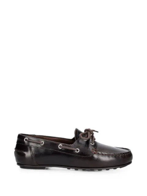 Gant lace-up leather loafers Brown 32571258