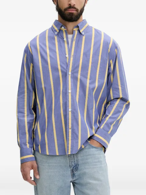 Gant vertical-stripe button-down shirt Blue 3260001