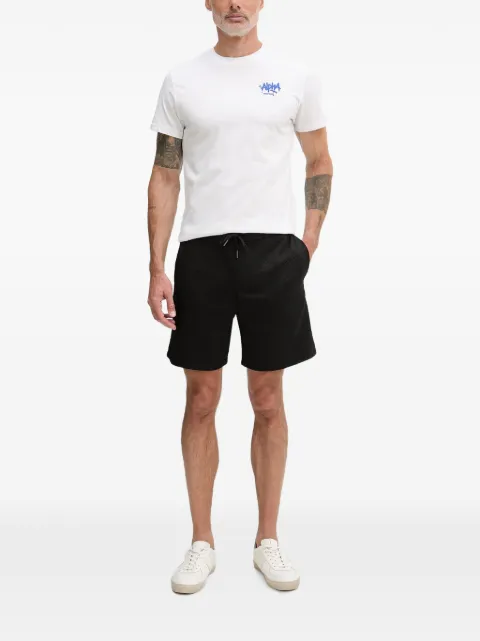 Armani Exchange logo-jacquard track shorts Black XM002345AF21862