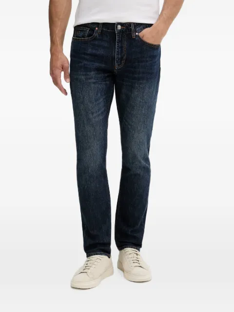 Armani Exchange logo-embroidered slim-fit jeans Blue XM000070AF225530