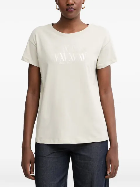Armani Exchange logo-print short-sleeve T-shirt Neutrals XW002290AF17172