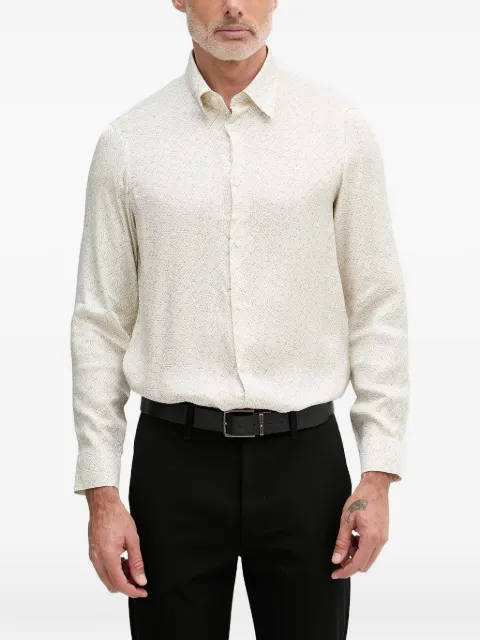 Armani Exchange all-over logo shirt Neutrals XM002280AF13235