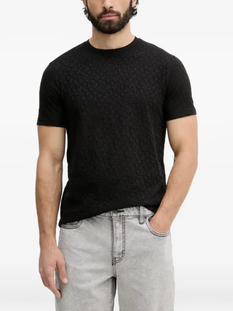 Armani Exchange all-over logo T-shirt Black XM002821AF10337