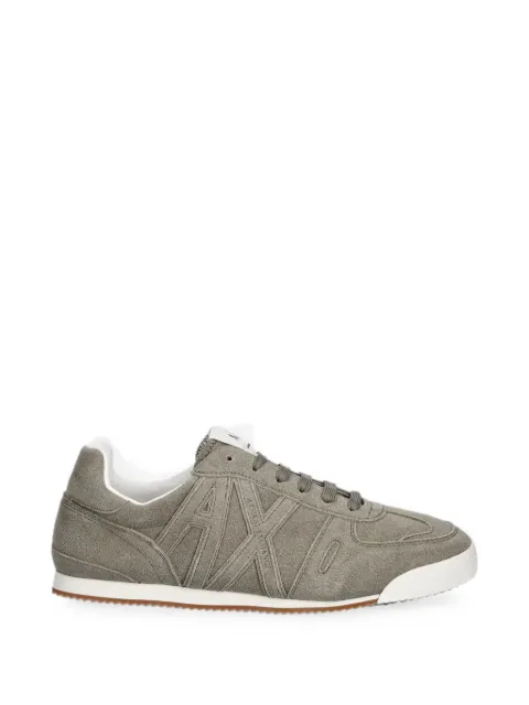 Armani Exchange logo-appliqué sneakers Green XM002616AF19687
