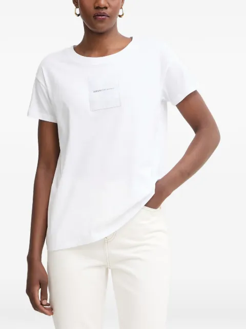 Armani Exchange logo-patch T-shirt White XW002338AF10356