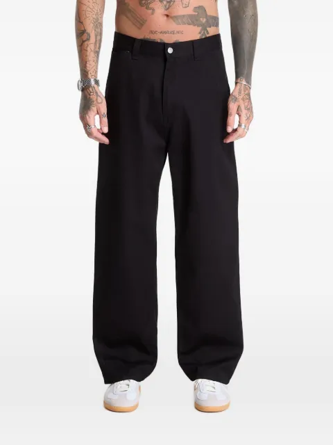 Carhartt WIP wide-leg tailored trousers Black I0368718902
