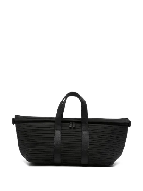 Pleats Please Issey Miyake pleated tote bag Black PP67AG651