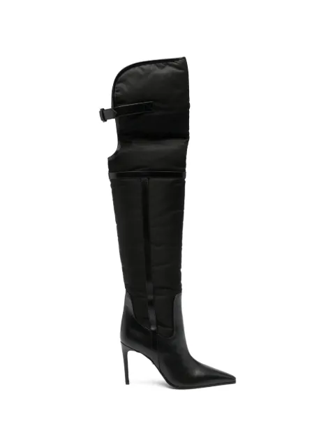 DSQUARED2 buckle-detail pointed-toe boots Black BOW010401501761