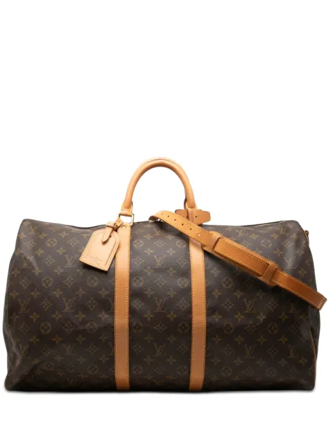 Louis Vuitton Pre-Owned 1991 Monogram Keepall Bandouliere 55 travel bag Brown UZ6D3ZECOQHA42DT