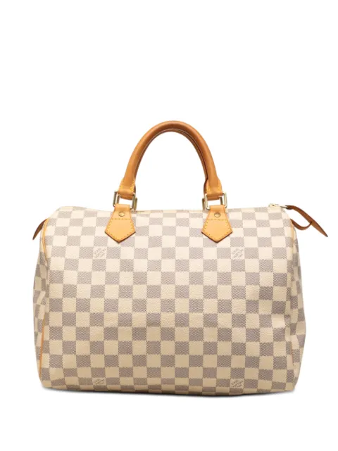 Louis Vuitton Pre-Owned 2006 Damier Azur Speedy 30 boston bag White 6X7DFRE6R9IW7DEH