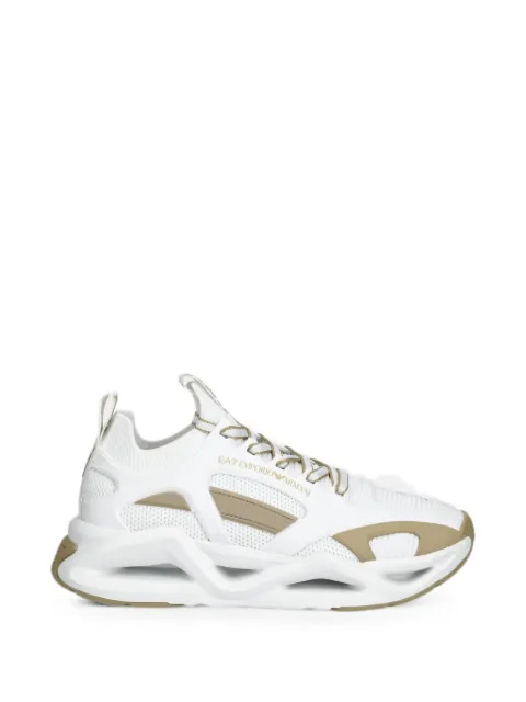 Ea7 Emporio Armani logo-print sneakers White 7X000383AF19525