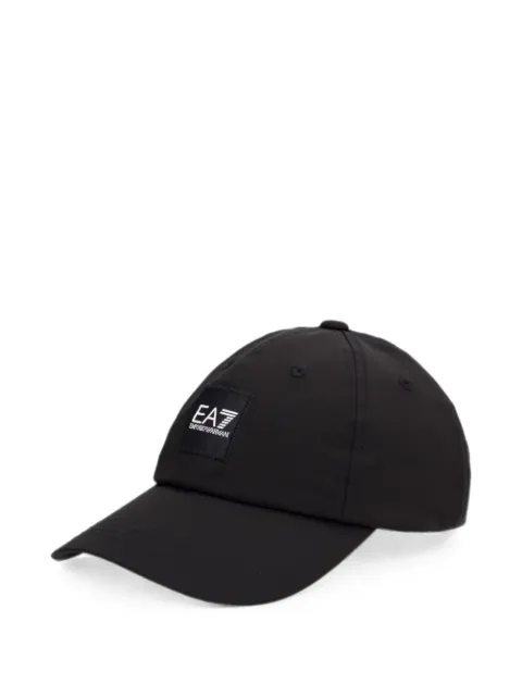 Ea7 Emporio Armani logo-patch baseball cap Black 7X000595AF24754