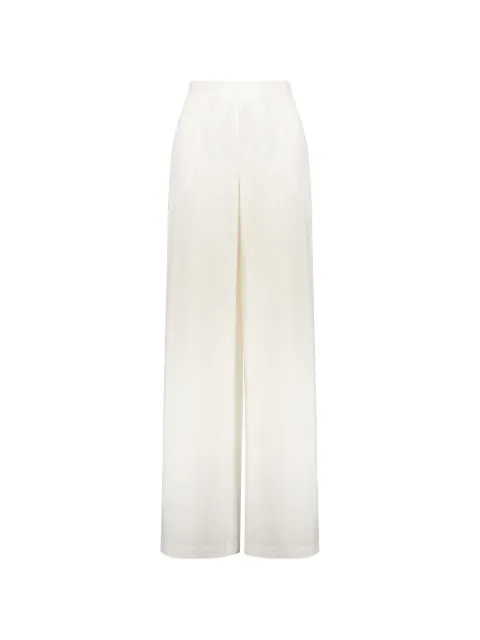 Boutique Moschino high-waisted wide-leg trousers White T03160822