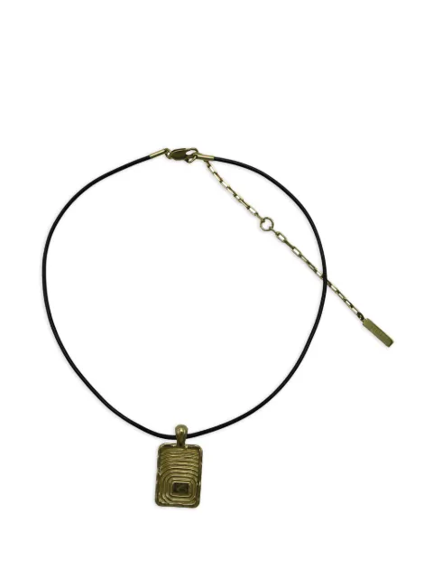 Ellery Capricorn pendant necklace Gold 9FA235