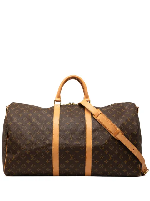Louis Vuitton Pre-Owned 2000 Monogram Keepall Bandouliere 55 travel bag Brown 3P9YSR3IOPIVECJR