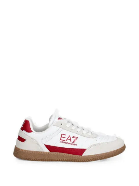 Ea7 Emporio Armani logo-print sneakers White 7X000406AF19827