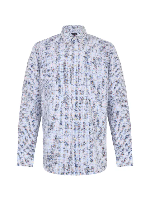 Paul & Shark flag-print shirt White 21413390