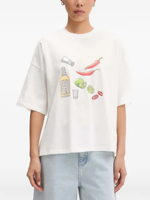 NEVER FULLY DRESSED graphic-print T-shirt White NFDTO2218