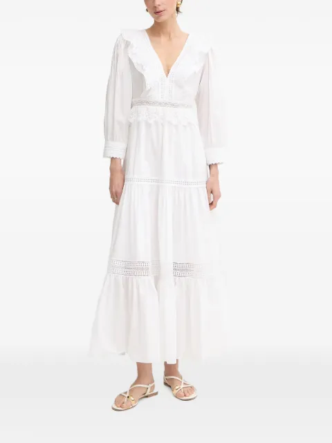LUISA SPAGNOLI Processo maxi dress White 543230