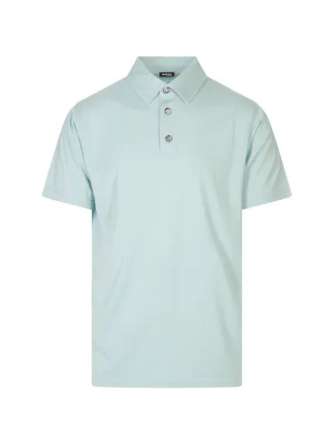 Kiton short-sleeve polo shirt Blue UMK0875