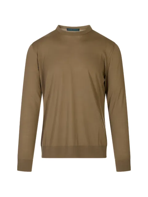 Kiton crew-neck long-sleeve sweater Neutrals UMK0863