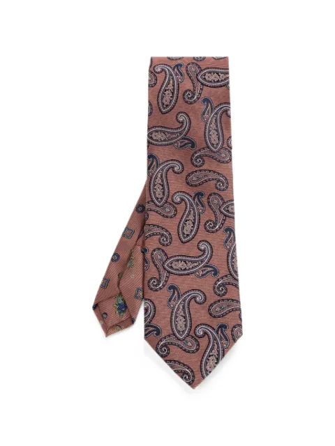 ETRO paisley-print silk tie Pink MASA0007AQ11W