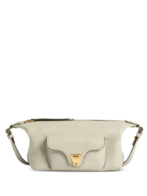 Coccinelle mini Beat leather shoulder bag Green E5TFK550301