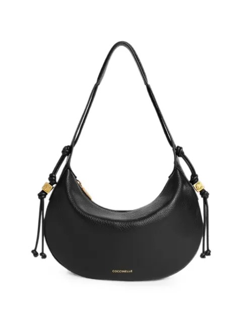 Coccinelle small Thess leather shoulder bag Black E1VCA130301