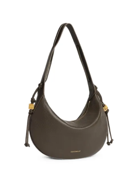 Coccinelle small Thess leather shoulder bag Green E1VCA130301