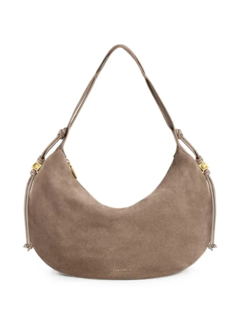 Coccinelle medium Thess suede tote bag Neutrals E1VCB130201