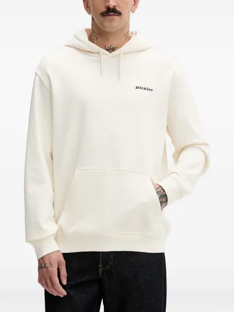 DICKIES Loretto logo-embroidered drawstring hoodie Neutrals DK0A889XECR1