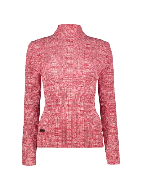 Ellery ribbed-knit high-neck sweater Red ELPF20TO00000039
