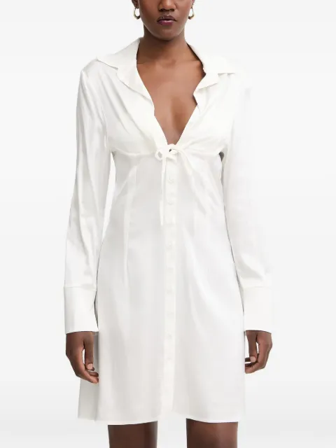 Silvian Heach button-down mini dress White CVP26033VE