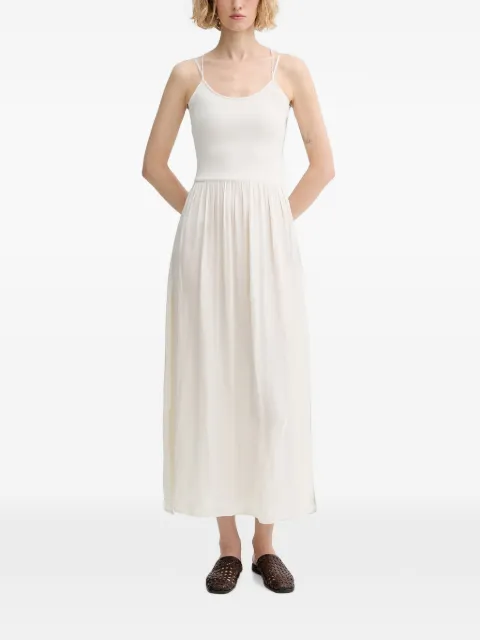 Sessùn Sweet Mambo lace-up midi dress White 26205039