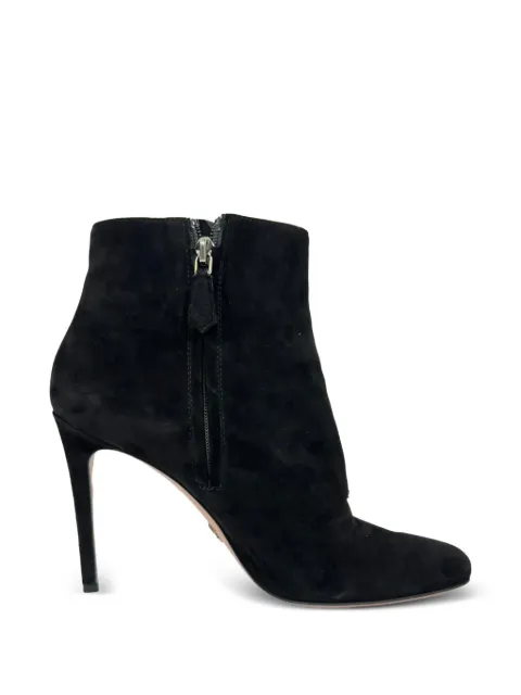 Prada Pre-Owned suede ankle boots Black RFCPUGBSH755361W