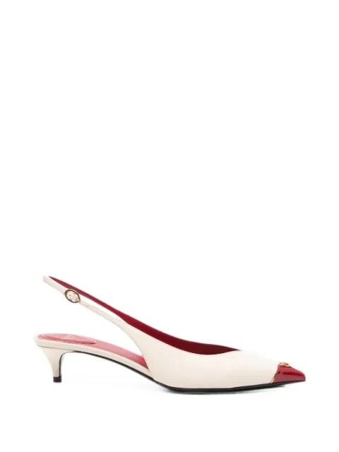 Valentino Garavani VLogo Signature cap-toe pumps Neutrals WS0QB8YEA