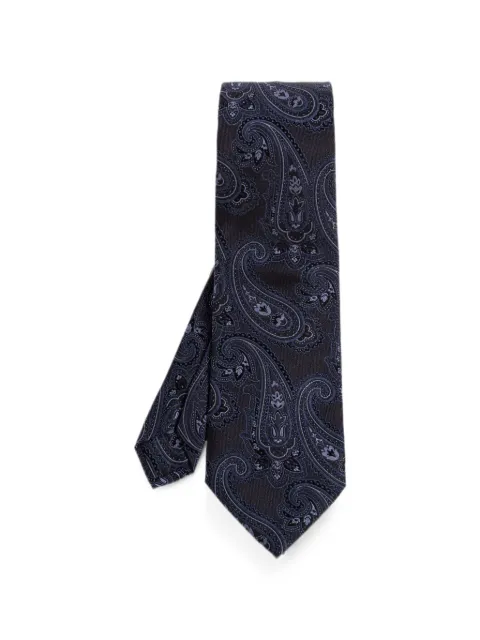 ETRO paisley-print silk tie Black MASA0001AQ12E