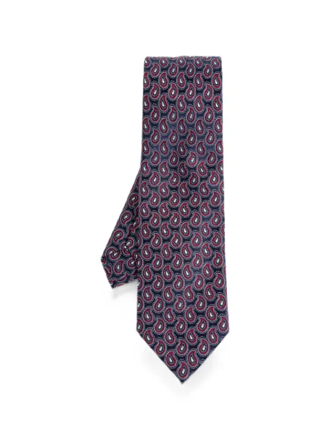 ETRO paisley-print silk tie Blue MASA0001AQ12B
