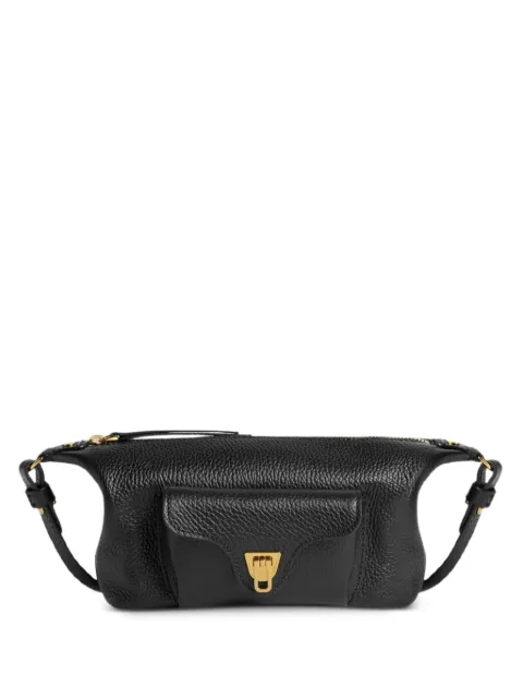 Coccinelle mini Beat leather shoulder bag Black E5TFK550301