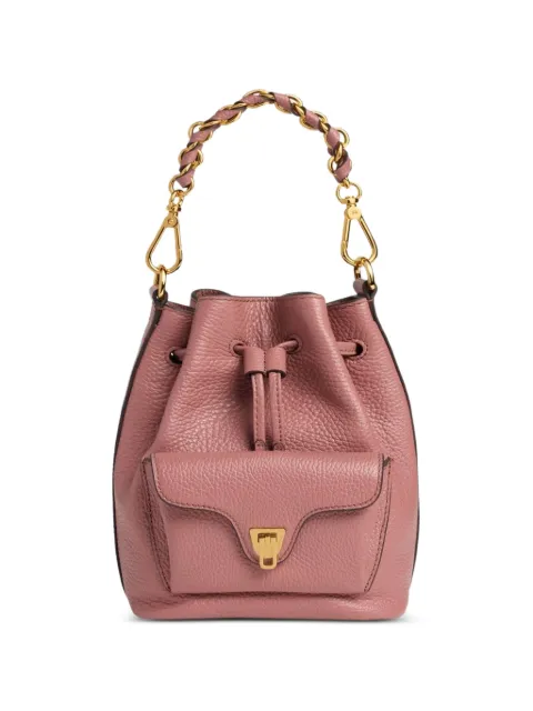 Coccinelle Beat Generation leather bucket bag Pink E1TFK230301